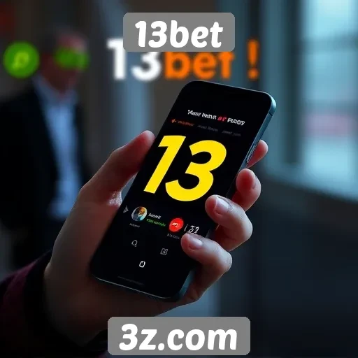 Acessibilidade do site 13bet em dispositivos móveis